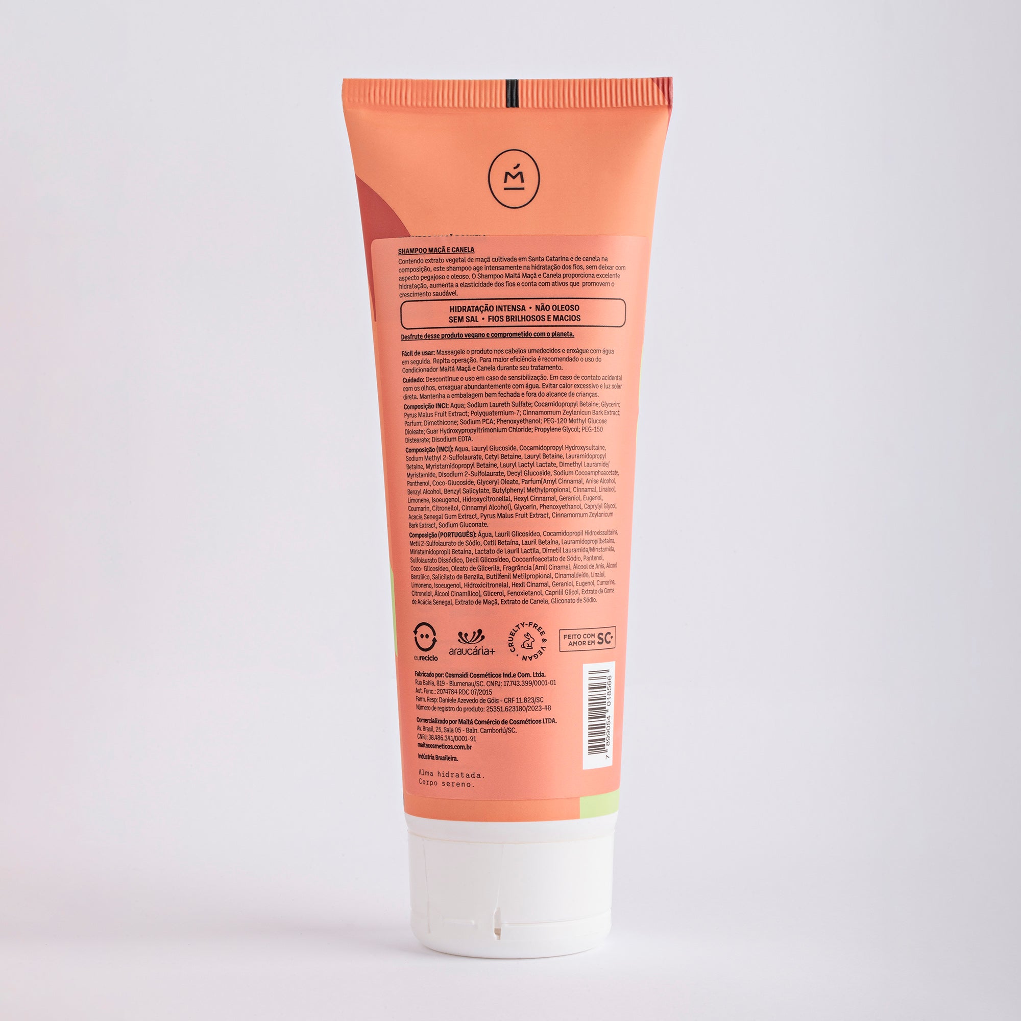 Shampoo Maçã e Canela