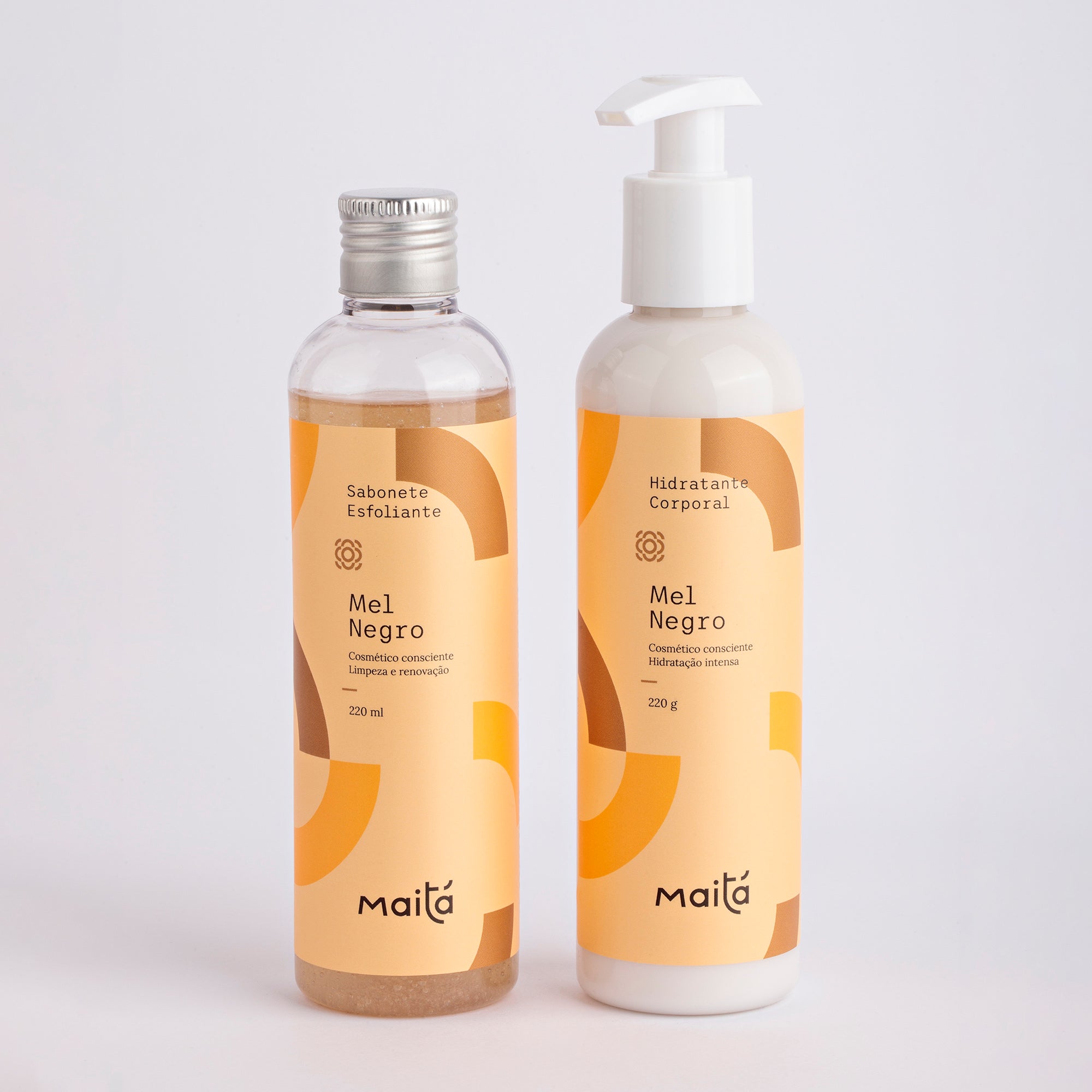 Kit Esfoliante e Loção Mel Negro