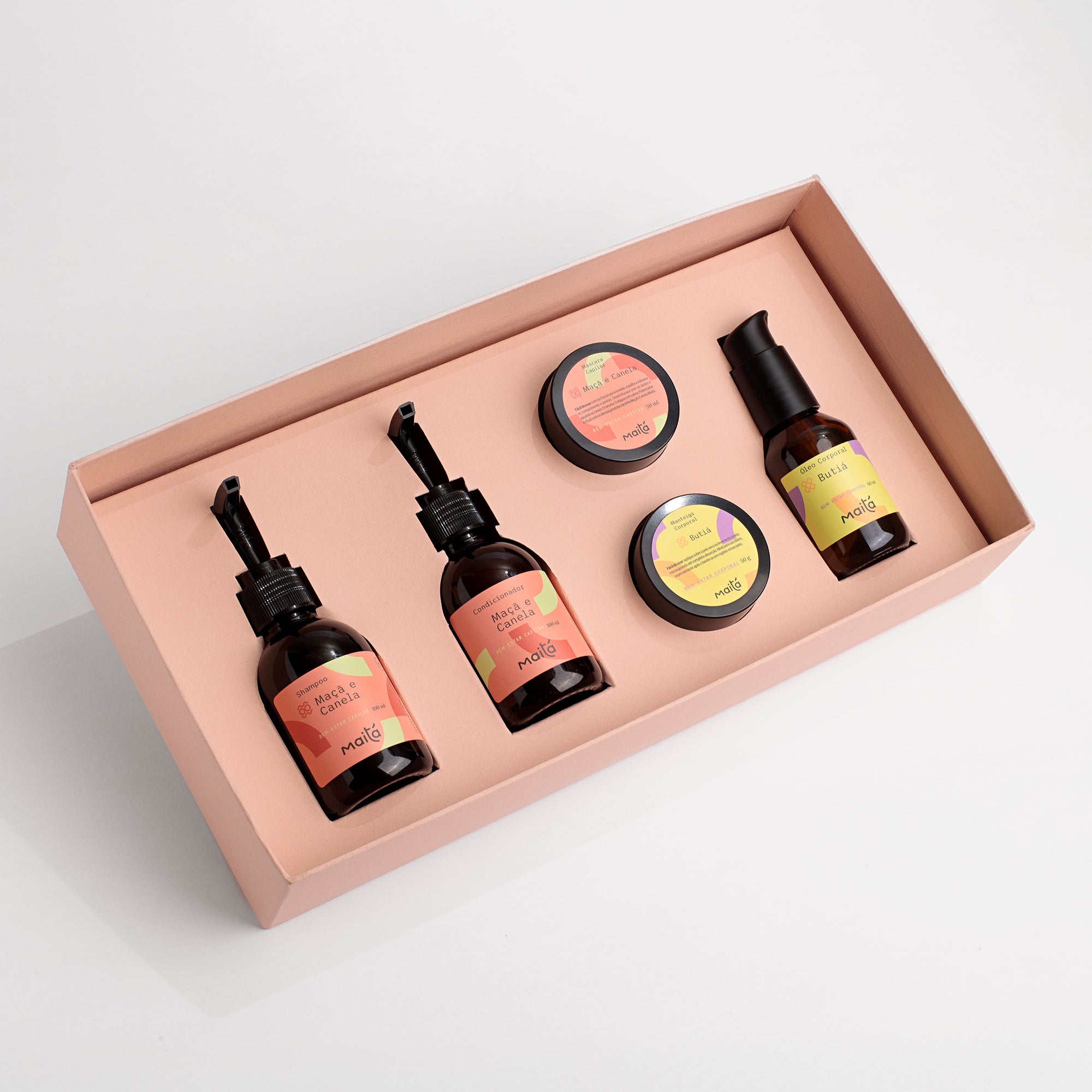 travel/kit Maitá Essencials – Maçã e Canela + Butiá – Maitá Cosméticos